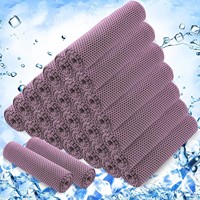 Toalla Deportiva de Microfibra con Diseño Personalizado OEM, Súper Absorbente, Refrescante, Suave, Ligera, con Técnica de Tejido y Borde Cosido, Patrón de Malla