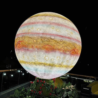 Grandes boules lumineuses de jardin en plastique, lumières de planètes, imperméables, changeantes de couleur RGB, boule de lune, décorations de Noël et de fêtes