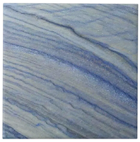 Pierre de quartz naturel du Brésil UnionStone, dalle bleue Azul Macaubas - Design moderne pour comptoirs de cuisine, salon, murs
