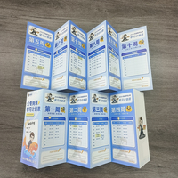 Brochures, livrets et catalogues pliés imprimés en offset couleur sur papier couché personnalisé en usine