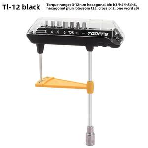 Toopre Jeu de clés dynamométriques multifonctions de haute précision Pointeur hexagonal intégré <span class=keywords><strong>pour</strong></span> <span class=keywords><strong>VTT</strong></span> - Product Image 6
