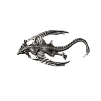 Broche enfant SanLan Sky Dragon Viking en alliage plaqué argent avec technologie émail pour cadeau d'anniversaire