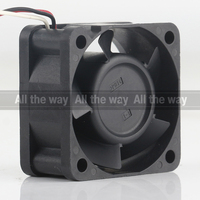 Ventilateur de refroidissement silencieux à double roulement à billes 24V 48V 12V 0.10A AC EC 4020 40X40X20MM 4CM à trois fils 1608VL-04W-B39