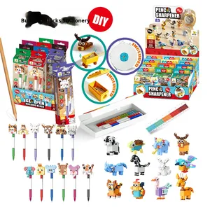 Kreatives Lernspielzeug 40-teiliger ABS-Kunststoff Baukasten Fantasy Sci-Fi Thema Schüler Schreibwaren Zeichnen Maßstab Lineal Montage - Product Image 3