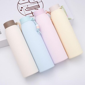 Vaso Portátil Unisex para Estudiantes, con Doble Aislamiento de Vidrio, Anti-Escaldaduras y Anti-Caídas, para Beber en Movimiento - Product Image 1