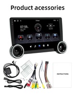 Écran de voiture universel Android 10,1 pouces Double Din 4K Audio Diamond avec Car Play, GPS, Amplificateur DSP, Mirror Link, RGB et TV pour tableau de bord