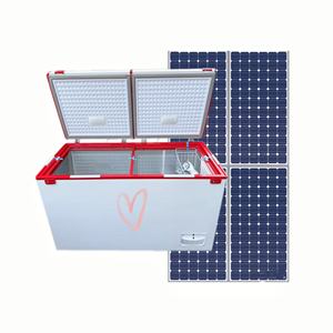 Congelador Horizontal Solar de Acero Inoxidable de 358L, 12/24V, Precio de Fábrica de Antigua y <span class=keywords><strong>Barbuda</strong></span>, para Uso Comercial y en Supermercados - Product Image 1