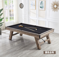 Table de Snooker Domestique en Ardoise Écologique de Haute Qualité, aux Normes Internationales, Nouvelles Fonctionnalités Populaires pour les Joueurs de Billard et de Snooker