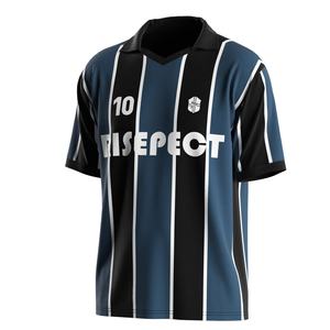 Camiseta de Fútbol Personalizada con Franjas, Tejido de Secado Rápido y Gestión de la Humedad para Partidos de Club - Product Image 1