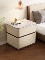 Lemari samping tempat tidur minimalis modern, unit penyimpanan multifungsi, lemari penyimpanan terkunci, lemari samping tempat tidur kayu