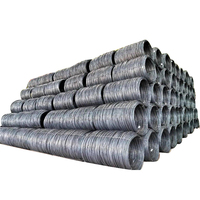 Fil d'acier en bobine à faible teneur en carbone Q195 Q235 5.5mm 6.5mm 8mm 10mm 12mm 14mm 16mm 34mm, laminé à chaud, tréfilé à froid