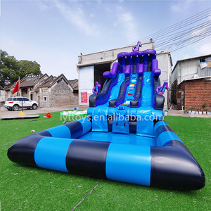 Máng Trượt Nước Pvc Tiệc Bể Bơi Trẻ Em Sân Sau Bơm Hơi Thương Mại - Product Image 2