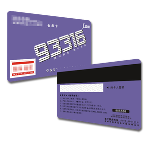 Carte PVC RFID CR80 professionnelle avec puce T5577 13,56 MHz NFC, étanche, paiement sans contact, bande magnétique - Product Image 4