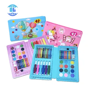 DG Mini Art Sets Juego de dibujo de 42 Piezas para niños y niños Suministro de arte para colorear