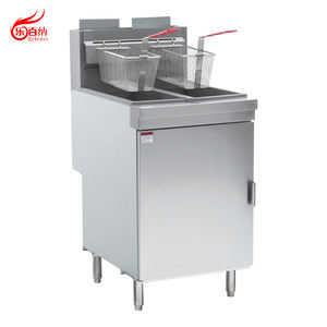<span class=keywords><strong>Friteuse</strong></span> à gaz Split Tank Commercial Fast Food Restaurant Chips de pommes de terre Poisson Poulet - Product Image 1