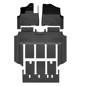 KQD New Product Launch High Quality 5D Design Waterproof TPE Foot Mat Car Carpet for Kia Carnival 7 Seater - Product Image 5