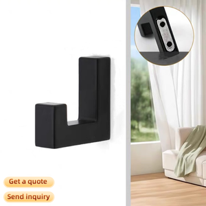 Bắc Âu Gió Áo Hat Hook Wall Mount Hanger Hiện Đại Trang Trí Nội Thất Brass Vàng Kim Loại Bạc Móc Cho Văn Phòng Quần Áo Dính Túi - Product Image 3