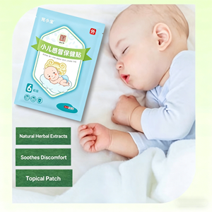 แผ่นแปะบรรเทาอาการหวัดและอาการไม่สบายท้องสำหรับเด็ก ผลิตภัณฑ์สมุ<span class=keywords><strong>น</strong></span>ไพรธรรมชาติ OEM ODM ขายดีที่สุด - Product Image 2
