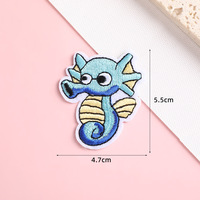 Offre Spéciale personnalisé Kawaii patchs brodés en gros vie marine requin baleine dauphin applique personnalisé Patch broderie poisson