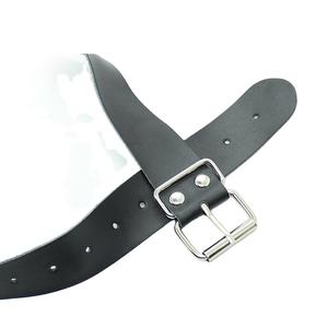 Metal halka Açık Ağız Gag Hakiki Deri Esaret Kemer - Product Image 5