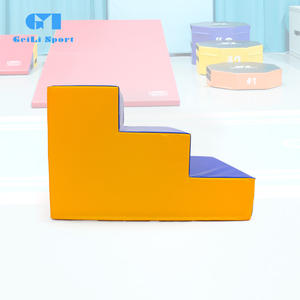 Équipement de jeu souple d'intérieur pour la gymnastique <span class=keywords><strong>des</strong></span> enfants, échelle à trois marches en mousse, équipement de jeu souple pour enfants - Product Image 4