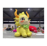 Décoration gonflable BOYI, événement gonflable, dragon de dessin animé personnalisé