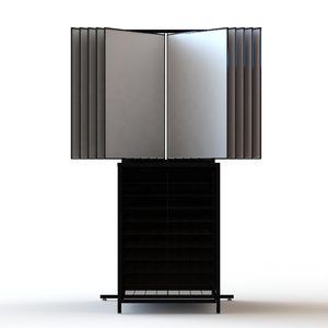 Miễn Phí Thường Vụ 10 Bảng Điều Khiển Áp Phích Hình Ảnh Ảnh Hiển Thị Đứng Với Lưới Tủ - Product Image 5