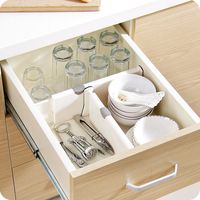 Séparateurs réglables en plastique de chambre à coucher diviseur en plastique organisateur diviseurs de tiroir extensibles pour vêtements