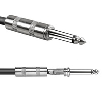 Cable de Audio Mono TS de 6.35MM, Conector Macho a Macho para Guitarra, Altavoz, Piano, Múltiples Longitudes: 1M, 2M, 3M, 5M, 8M, 10M, 12M, 15M, 20M