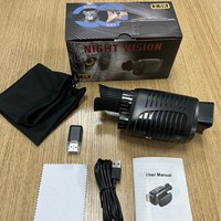 Aksesoris Teleskop Grosir Model R7 Serba Hitam Monokuler Penglihatan Malam Inframerah Digital Penggunaan Ganda Siang Malam untuk Luar Ruangan