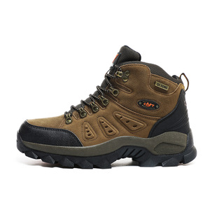 Botas de Senderismo de Caña Alta Unisex para Adultos, Calzado Casual para Exteriores con Tacón Plano, para Otoño e Invierno, con Cordones Delanteros - Product Image 1