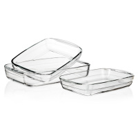 LINUO Fabricant de gros Casseroles en verre borosilicaté Plaque de cuisson en verre Cuisine Ustensiles de cuisson en verre Plat de cuisson