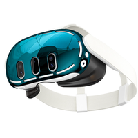 Placage VR lunettes accessoires housse pour Meta Quest3 VR coque étui visage couverture peau étui de protection