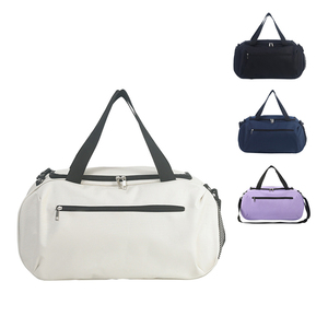 Sac fourre-tout de sport unisexe en nylon léger, imperméable et durable, grande capacité, avec logo personnalisé, fermeture éclair, sangle réglable et poignée rembourrée - Product Image 1