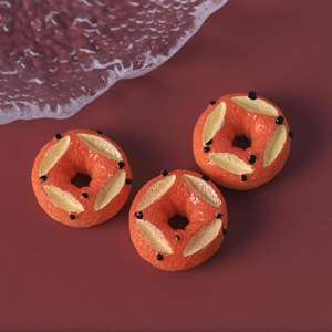 CHENXI Nuevos Productos, Adornos Planos de 2cm con Forma de Pan, Adornos de Resina 3D de Comida de Dibujos Animados, Accesorios para Carcasas de Teléfono DIY - Product Image 6