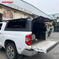 Capot rigide en alliage d'aluminium pour pick-up, avec portes latérales solides et rails de toit pour RAM 1500