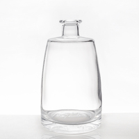 Bouteilles en verre vides de 175 ml, 375 ml, 500 ml pour spiritueux, liqueurs, vodka, whisky, vin avec bouchon
