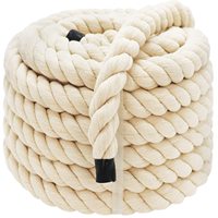 Corde en coton blanche épaisse torsadée pour balançoire, suspension, mariage, aménagement paysager, artisanat, nautique
