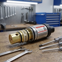 RGFROST Auto AC Compressor Mini 24V Control Valve Reed Duckbill R134A Refrigeration Auto Tire-lait Systèmes de climatisation