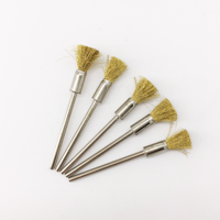 Brosse rotative en fil de cuivre pour perceuse, accessoires mini-brosses pour nettoyer la rouille, tige de 2,35 mm