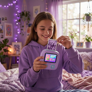Appareil photo instantané AI avec écran IPS de 2,8 pouces, logo OEM, prise en charge du Wi-Fi, reconnaissance photo AI, appareil photo pour enfants avec impression couleur - Product Image 4