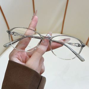 Oval Women <b>Eyeglasses</b> <b>Frames</b> G6003 Transparent Full Rim Lightweight Decoration Spectacles For Fashion - Product Image 1
