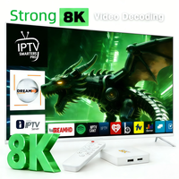 Abonnement IPTV Strong-8k Trex-Dino - Liste de codes - Essai gratuit 24h - Smarters-Pro M3u - Panneau de revendeur - 12 mois - Europe - Allemagne - États-Unis