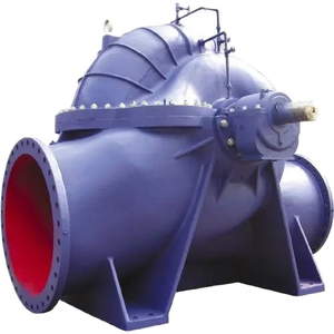 Bomba centrífuga horizontal de una etapa y doble succión resistente a la corrosión para lodos, aguas residuales químicas y evaporación de cloruros - Product Image 1