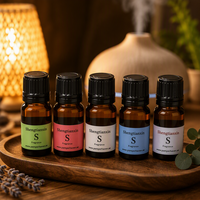 Impression personnalisée logo brillant mat finition étanche vinyle huile parfum autocollant étiquette de bouteille pour cosmétique