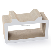 Lit de salon en carton en forme de télévision pour chat, planche à gratter pour chat, coussins de planche durables pour prévenir les dommages aux meubles
