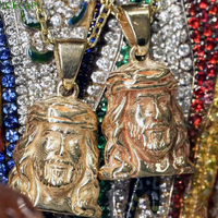 Pendentif personnalisé en moissanite, style hip-hop, entièrement serti, en argent S925, avec diamant en moissanite VVS coloré et figurine en émail