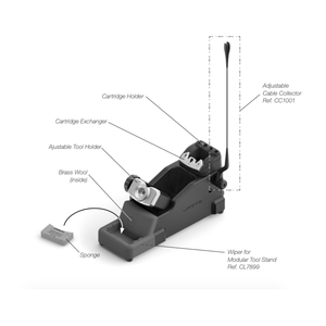 Nouveaux produits Porte-outils JBC d'origine, anti-statique, facilement réglable, support <span class=keywords><strong>de</strong></span> soudage AD-SF pour poignées <span class=keywords><strong>de</strong></span> précision T210 et T245 - Product Image 5