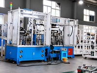 Machine de fabrication de sacs tissés en plastique pour riz et ciment entièrement automatique à grande vitesse avec moteur, ligne de production de gros sacs