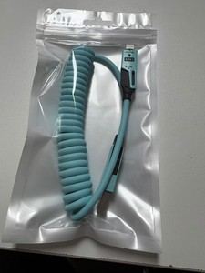 <span class=keywords><strong>Cable</strong></span> de cargador rápido telescópico <span class=keywords><strong>Android</strong></span> 4 en 1 de 65W, <span class=keywords><strong>Cable</strong></span> de datos corto de resorte USB tipo C con chaqueta TPE, teléfono móvil de 25W para <span class=keywords><strong>iPhone</strong></span> - Product Image 4